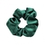 Scrunchie cetim verde esmeralda