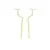 Brinco ear line micro zircônia