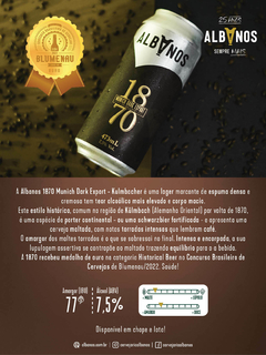 Cerveja Albanos 1870 - Munich Dark Export Kulmbacher - comprar online