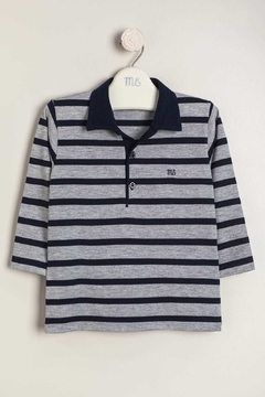 Chomba polo Rallado