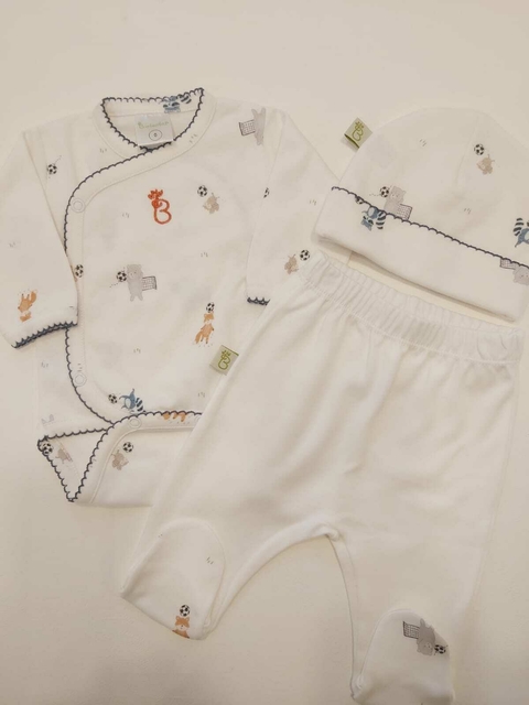 Ajuar 3 piezas " Futbol" Brotecitos