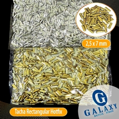 Tacha Rectangular 2,5 x 7 mm Hotfix - comprar online