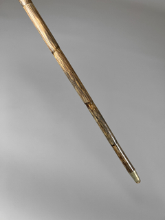 Bastón en caña de bamboo con empuñadura cabeza de águila en bronce - comprar online