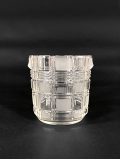 Vaso para hielo vidrio prensado en frío