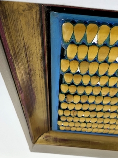 Obra "Litoral"  en madera de L. Schmidt N2 - Mayflower