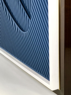 Obra "Bleu" en madera de L. Schmidt en internet