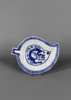 Despojador en porcelana China azul y blanco - comprar online