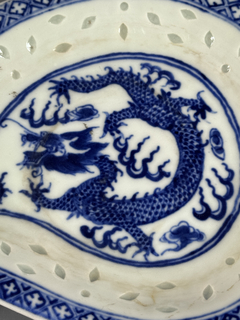 Despojador en porcelana China azul y blanco