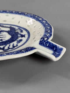 Despojador en porcelana China azul y blanco - comprar online