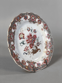 Plato porcelana  Compañía de Indias, Famille Rose - comprar online