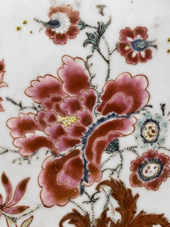 Plato porcelana  Compañía de Indias, Famille Rose en internet