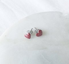 Aros corazón esmaltado