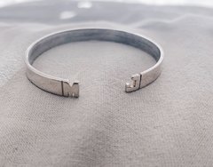 Pulsera esclava iniciales