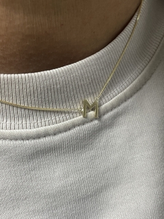 Cadena mini letter gold