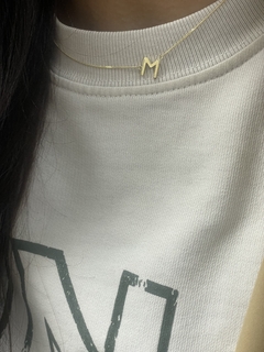 Cadena mini letter gold - comprar online