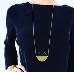 COLGANTE HALF MOON CRYSTAL - comprar online