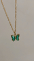 COLLAR MARIPOSA VERDE - 45cms - comprar online