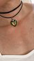 COLLAR CORAZÓN TORNASOL, REVERSIBLE en internet