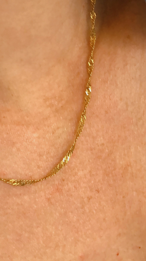 CADENA TOURBI GOLDEN - 45cms