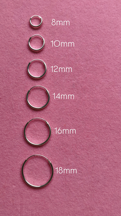 ARGOLLAS LISAS PLATA, UNIDAD - comprar online