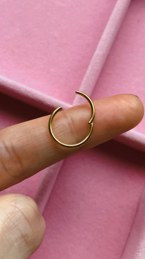 ARGOLLITA FERNI GOLDEN 14mm - Unidad - CONCH, LÓBULO