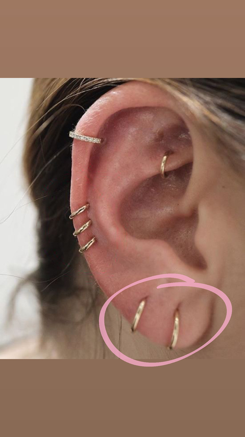 ARGOLLITA FERNI GOLDEN 10mm, UNIDAD - HELIX, NARIZ, DAITH, LABIO - comprar online