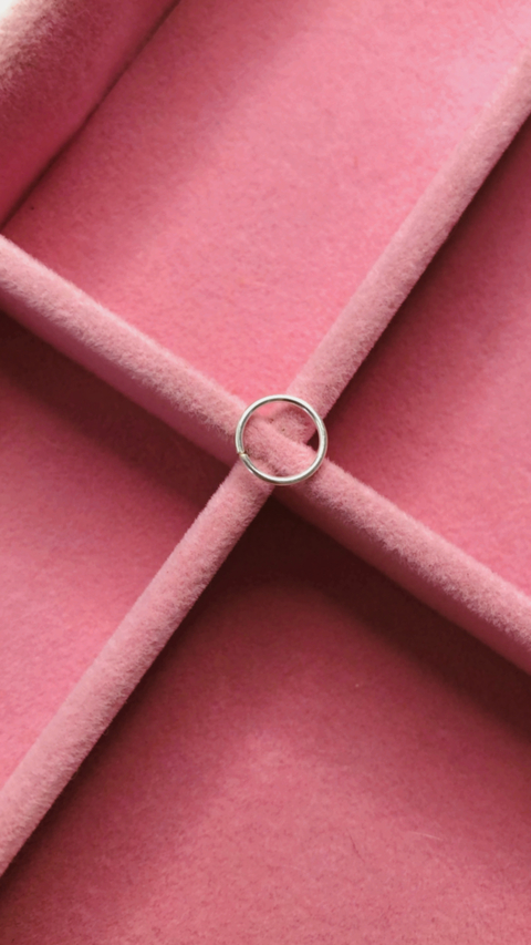 ARGOLLITA SIN FIN 8mm - UNIDAD - LABIO, NARIZ,OREJA