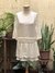 Vestido de gasa con puntillas talle M H& M