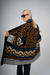 Saco tejito leopardo y guardas Anthropologie T:S en internet