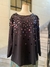 Blusa lentejuelas negras ALFANI T:S