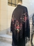 Mantón de manila negro con flores