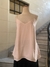 Musculosa de seda rosa Etiqueta negra. T: M - comprar online