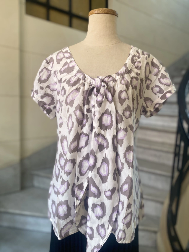 Blusa con lazo akiabara t 4 Vintagelocasporlostrapos