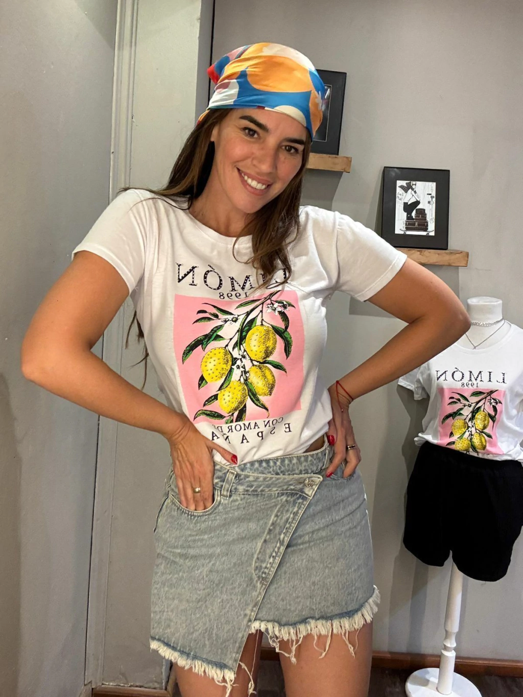 POLLERA JEANS LUCIA BORGES