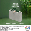 PIEZA CEMENTO 159 PORTA ESPIRAL RECTO 9,5X15CM - comprar online