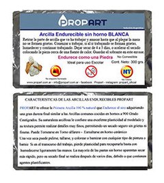 PROPART ARCILLA PASTA BLANCA 1 KG EXTRADURA - 3 CUOTAS SIN INTERES - DESCUENTOS POR PAGO EFECTIVO, DEBITO Y CREDITO EN UN PAGO