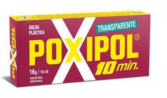 POXIPOL 10 MIN TRANSP. 16 GR - 3 CUOTAS SIN INTERES - DESCUENTOS POR PAGO EFECTIVO, DEBITO Y CREDITO EN UN PAGO