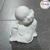 YESO SM665 Monjecito con abanico - 7 cm - 3 CUOTAS SIN INTERES - DESCUENTOS POR PAGO EFECTIVO, DEBITO Y CREDITO EN UN PAGO