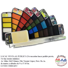 ACUARELA PROFESIONAL GIORGIONE X33 color estuche deslizable - comprar online