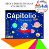 BLOCK DIBUJO ESCOLAR No 5 FLUO 20 HJS - 3 CUOTAS SIN INTERES - DESCUENTOS POR PAGO EFECTIVO, DEBITO Y CREDITO EN UN PAGO