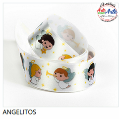 CINTA ANGELITOS 25 MM X 10 MTS. - CORDON DE ORO - 3 CUOTAS SIN INTERES - DESCUENTOS POR PAGO EFECTIVO, DEBITO Y CREDITO EN UN PAGO