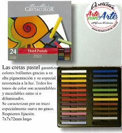 CRETACOLOR TIZA PASTEL CARRE LATA 24UNID. COD. 480-24 --- 3 CUOTAS SIN INTERES - DESCUENTOS POR PAGO EFECTIVO, DEBITO Y CREDITO EN UN PAGO