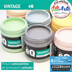 PINTURA VINTAGE EQ ART & CRAFT 200 CC - VER CARTA COLORES - PRECIO UNITARIO - 3 CUOTAS SIN INTERES - DESCUENTOS POR PAGO EFECTIVO, DEBITO Y CREDITO EN UN PAGO