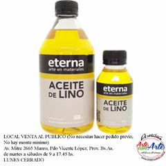 ETERNA ACEITE DE LINO 250ML - comprar online