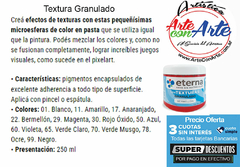 TEXTURA GRANULADO ETERNA 200 ML -VER COLORES - PRECIO UNITARIO 3 CUOTAS SIN INTERES - DESCUENTOS POR PAGO EFECTIVO, DEBITO Y CREDITO EN UN PAGO - comprar online