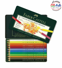 LAPICES DE COLORES FABER CASTELL POLYCHROMOS 12 UNID.
