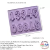 MOLDE SILICONA MS0084 - PLANCHA VELAS NUMEROS - comprar online