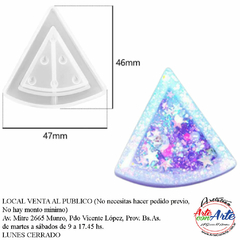 MOLDE SILICONA MS0028 - SHAKER SANDIA 4,7CM - comprar online