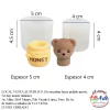 MOLDE SILICONA MS0067 - DUO OSO Y TARRO CON MIEL - comprar online