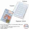 MOLDE SILICONA MS0082 - JABONERA RECTANGULAR ACANALADA - comprar online